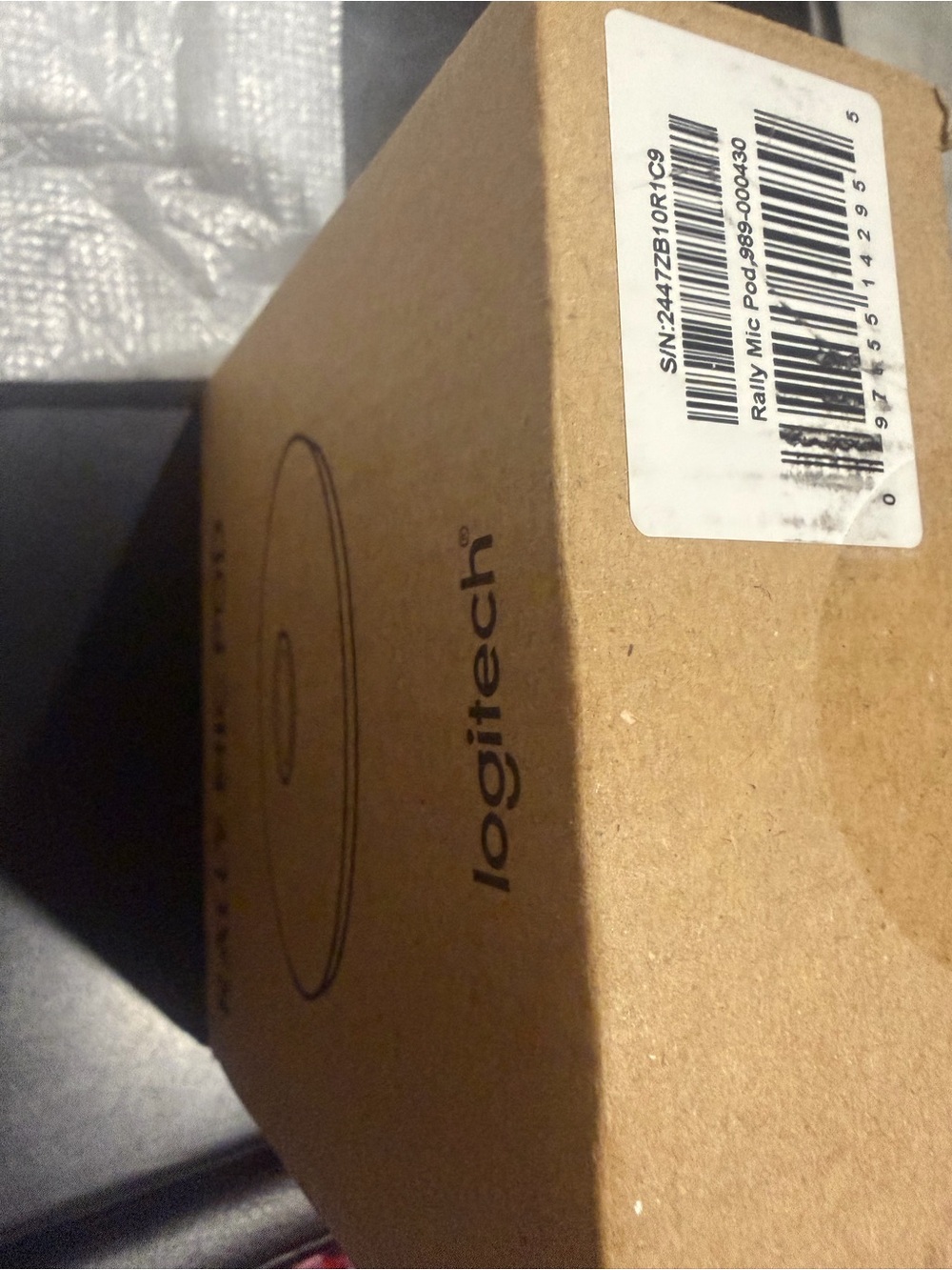 Logitech V-U0049 Rally Mic Pod Microphone Graphite New In Box - Picture 4 of 10